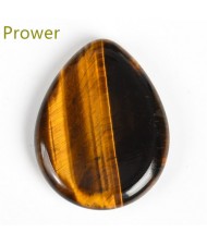 (5 Colors Available) 1 Piece Natural Healing Crystal Worry Stone Water Drop Shape Thumb Energy Stone