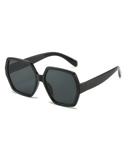 Trend Contrast Colors Design Thin Frame U.S. High Fashion Women Wholesale Sunglasses - Black