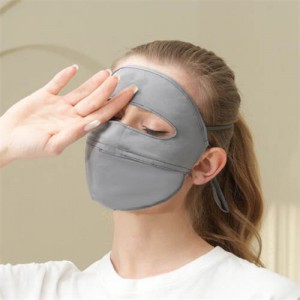 UPF 50+ Breathable Anti-UV Sun Protection Multi-Purpose Full Face Mask - Dark Gray