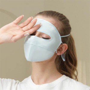UPF 50+ Breathable Anti-UV Sun Protection Multi-Purpose Full Face Mask - Light Blue