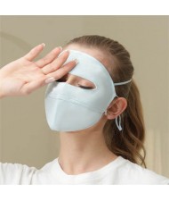 UPF 50+ Breathable Anti-UV Sun Protection Multi-Purpose Full Face Mask - Light Blue