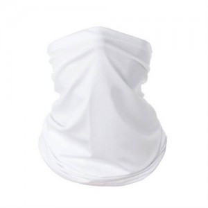 Outdoor Cycling/ Fishing/ Golf Sun Protection Breathable Multi-purpose Absorb Sweat Bandana/ Face Mask - White