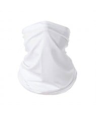 Outdoor Cycling/ Fishing/ Golf Sun Protection Breathable Multi-purpose Absorb Sweat Bandana/ Face Mask - White