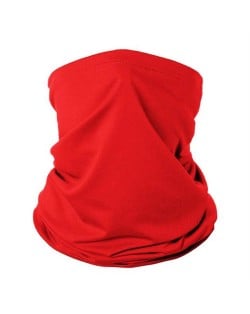 Outdoor Cycling/ Fishing/ Golf Sun Protection Breathable Multi-purpose Absorb Sweat Bandana/ Face Mask - Red