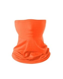 Outdoor Cycling/ Fishing/ Golf Sun Protection Breathable Multi-purpose Absorb Sweat Bandana/ Face Mask - Orange