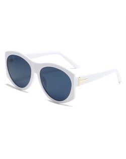 Classic Style Big Frame Wholesale Fashion Man and Women Sunglasses - White