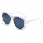 Classic Style Big Frame Wholesale Fashion Man and Women Sunglasses - White