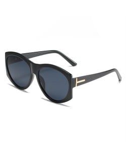 Classic Style Big Frame Wholesale Fashion Man and Women Sunglasses - Black