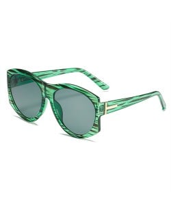 Classic Style Big Frame Wholesale Fashion Man and Women Sunglasses - Green