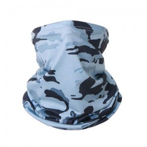 Outdoor Cycling/ Fishing/ Golf Sun Protection Breathable Multi-purpose Absorb Sweat Bandana/ Face Mask - Camouflage Light Gray
