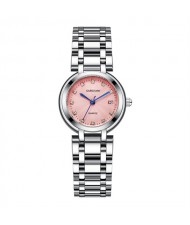 Exquisite Steel Watchband Classic Round Design Wholesale Fashion Women Watch - Pink