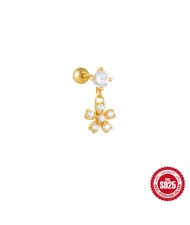 (15 Options) 1 Piece Silver Jewelry Multiple Design Women Wholesale 925 Sterling Silver Ear Stud