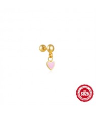 (15 Options) 1 Piece Silver Jewelry Multiple Design Women Wholesale 925 Sterling Silver Ear Stud