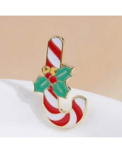 Christmas Element Oil-spot Glaze High Fashion Brooch
