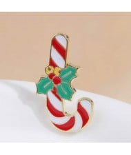 Christmas Element Oil-spot Glaze High Fashion Brooch