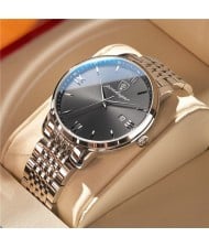 High Quality Simple Design Stainless Steel Watch for Men Fashion Wholesale Men Watch - Gray
