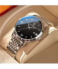 High Quality Simple Design Stainless Steel Watch for Men Fashion Wholesale Men Watch - Black