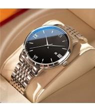 High Quality Simple Design Stainless Steel Watch for Men Fashion Wholesale Men Watch - Black