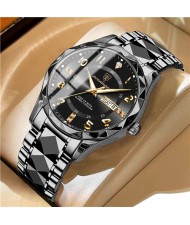 High Quality Simple Design Stainless Steel Watch for Men Fashion Wholesale Men Watch - Black