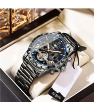 High Quality Automatic Mechanical Watch for Men Stainless Steel Fashion Wholesale Men Watch - Black