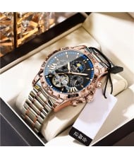 High Quality Automatic Mechanical Watch for Men Stainless Steel Fashion Wholesale Men Watch - Rose Gold