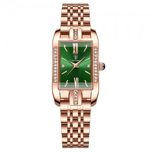 High Quality Quartz Watch for Women Stainless Steel Fashion Wholesale Women Watch - Green