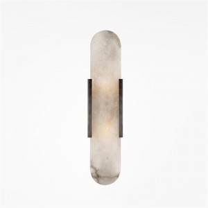 Wholesale White Modern Marble Wall Lamp - Black