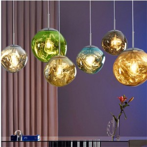 6 Heads Glass Pendant Lamp Modern Wholesale Chandelier