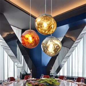 3 Heads Glass Pendant Lamp Luxury Style Modern Wholesale Chandelier