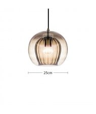 Luxury Restaurant Light Modern Simple Bar Table Lamp Glass Pendant Chandelier