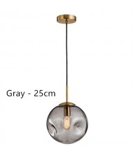 Wholesale Modern Bar Table Concave-convex Glass Pendant Lamp