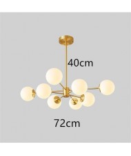 8 Heads Round Ball Pendant Lamp Wholesale Chandelier Living Room