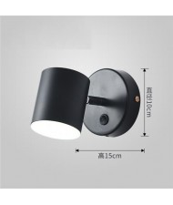 Wholesale Modern Minimalism Design Black Wall Lamp