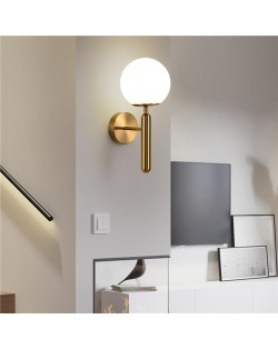 Wholesale Modern Style Glass Ball LED Wall Lamp