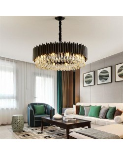 Black Base Design European Fashion Wholesale Circle Chandelier
