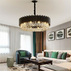 Black Base Design European Fashion Wholesale Circle Chandelier