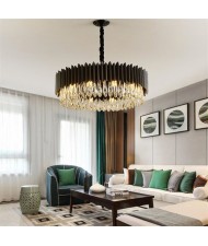 Black Base Design European Fashion Wholesale Circle Chandelier