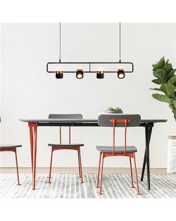 4 Heads Wholesale Black Bar Spotlight Pendant Lamp