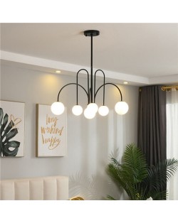 6 Heads Modern Style Glass Pendant Lamp Wholesale Chandelier