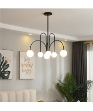 6 Heads Modern Style Glass Pendant Lamp Wholesale Chandelier