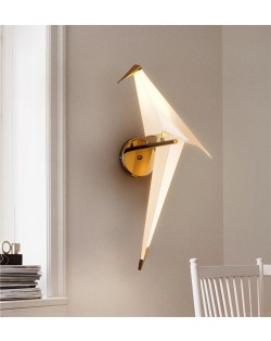 Nordic Creative Paper Crane Bird Design Home Light Wholesale Wall Lamp