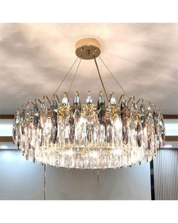 Luxurious Design Wholesale Circle Crystal Chandelier for Living Room or Hotel Lounge