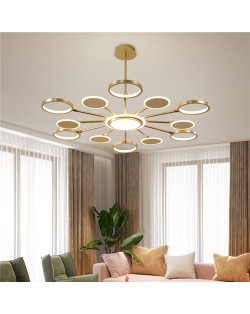 12 Heads Modern Style Home Light Wholesale Golden Chandelier
