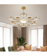 12 Heads Modern Style Home Light Wholesale Golden Chandelier