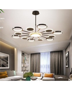 12 Heads Modern Style Home Light Wholesale Black Chandelier