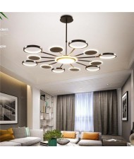 12 Heads Modern Style Home Light Wholesale Black Chandelier