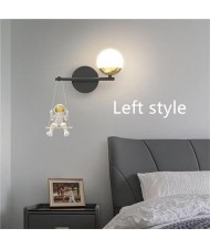 Cartoon Style Astronaut Decorated Home Light Wholesale Bed Room  Wall Lamp