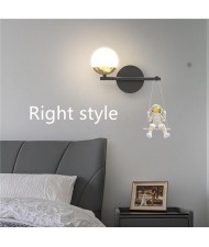 Cartoon Style Astronaut Decorated Home Light Wholesale Bed Room  Wall Lamp