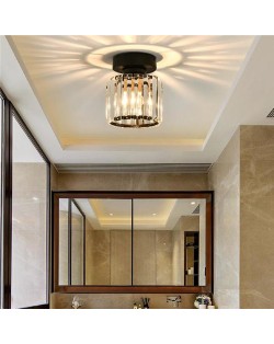 Nordic Modern Style Home Light Wholesale Small Ceiling Light - Black Round