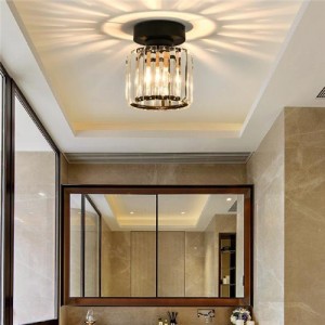 Nordic Modern Style Home Light Wholesale Small Ceiling Light - Black Round